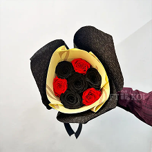 Radiant Preserved Red And Black